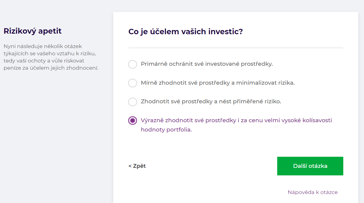 dotaznik portu