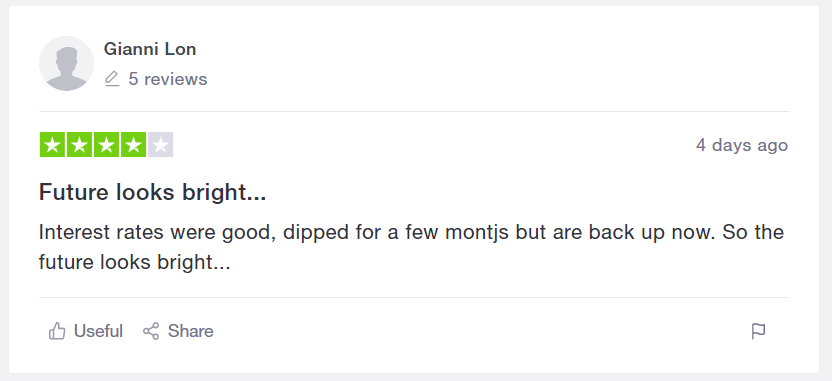 mintos hodnocení trustpilot possitive 4