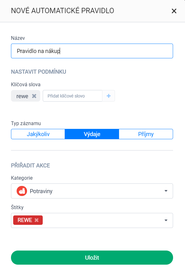 pravidla wallet