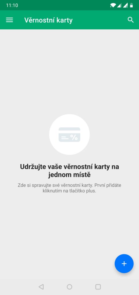 wallet věrnostní karty