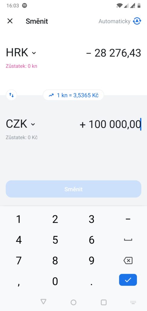 revolut hrk to czk nejlepší směnárna