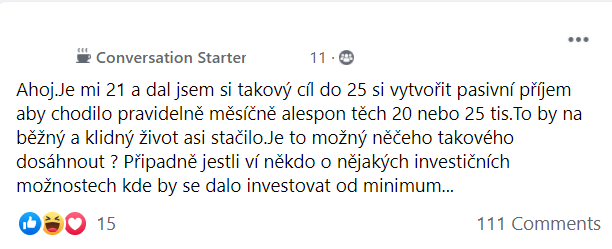 facebook začínající investor 2