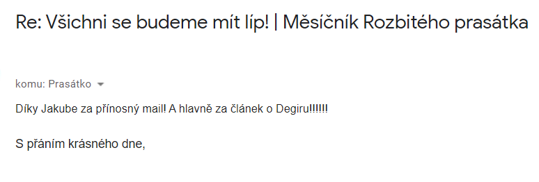 mail 1 pochvala