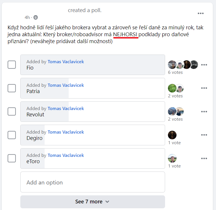 FB nejhorší podklady