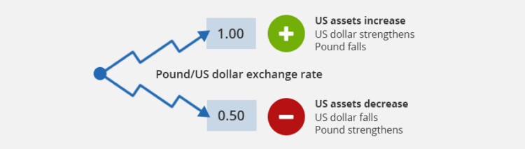 měnové riziko dolar libra