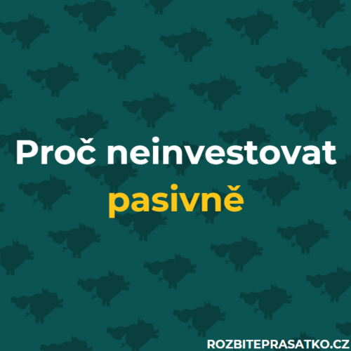 proč neinvesetovat pasivně