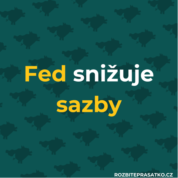 fed snižuje sazby čtverec