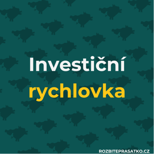 Investiční rychlovka rozbité prasátko